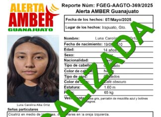 Luna Carolina, adolescente plagiada en Irapuato, ya está con su familia