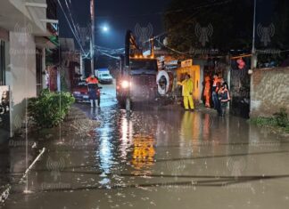 Fuertes lluvias causan encharcamientos en 3 puntos de Irapuato; continuarán precipitaciones