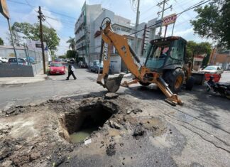 Irapuato ya registra 38 socavones durante 2025, 13 de ellos muy grandes: JAPAMI
