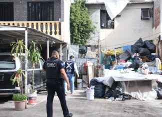 Retiran basura y cacharros de vía pública; eran focos de infección