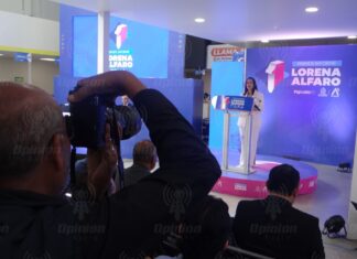 «Estamos en el camino correcto, el rumbo está trazado»: rinde Lorena Alfaro 1er informe