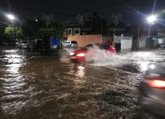 Tormenta en Irapuato superó los 200 mm, 5 veces el agua de una lluvia fuerte