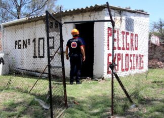 Revisan los 5 polvorines instalados en Irapuato