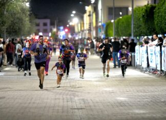 Más de 1200 corredores participaron en carrera nocturna «Reviviendo Tradiciones»
