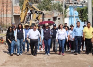 Avanzan pavimentaciones en comunidades rurales de Irapuato