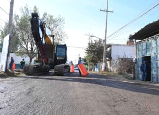 Arranca pavimentación de calle Guanajuato en La Candelaria; unirá la zona con calle Independencia