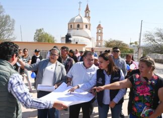 Supervisan avances de obras de infraestructura en Valencianita
