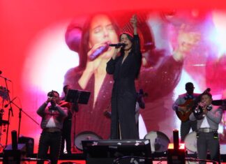 Majo Aguilar le cantó al amor el 14 de febrero en el Festival de la Ciudad en Irapuato