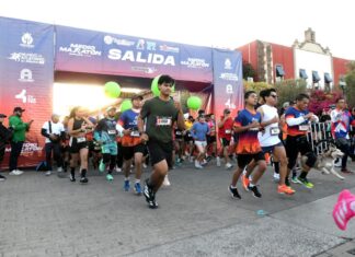 Más de mil 300 corredores, varios internacionales, participaron en Medio Maratón Irapuato 2026
