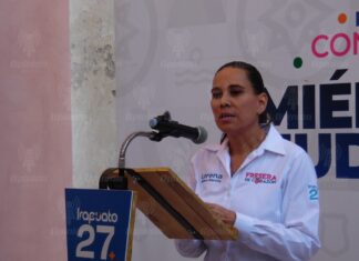 Analizan preparatoria y centro social en Irapuato tras reunión con Sheinbaum: Lorena Alfaro