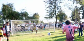 Inicia torneo de fútbol «liga por la Paz» con 28 equipos de colonias y comunidades