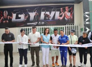 Reabre gimnasio de pesas de la Deportiva Sur