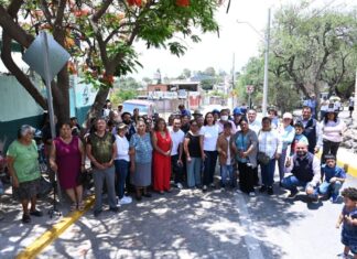 Entregan pavimentaciones y obras de agua potable en comunidad Lo de Juárez