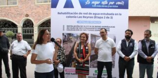 Concluyeron trabajos de rehabilitación de red de agua potable en Las Reynas