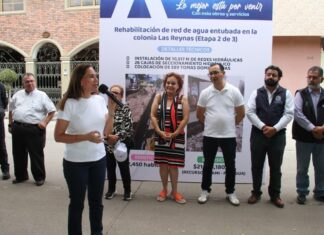 Concluyeron trabajos de rehabilitación de red de agua potable en Las Reynas