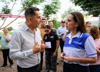 Vecinos de Las Trojes y autoridades de Irapuato revisan avances en servicios públicos