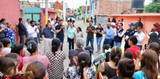 Entrega Gobierno de Irapuato rehabilitación de calle en comunidad rural Rancho Nuevo del Llanito