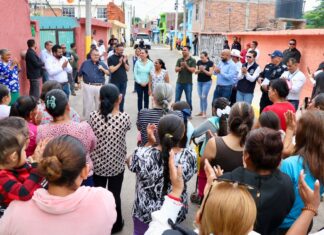 Entrega Gobierno de Irapuato rehabilitación de calle en comunidad rural Rancho Nuevo del Llanito