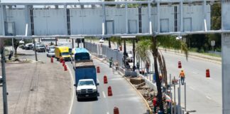 Supervisa Lorena Alfaro avances de obra en calle Guanajuato y salida a Salamanca
