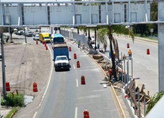 Supervisa Lorena Alfaro avances de obra en calle Guanajuato y salida a Salamanca