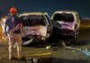 Conductor ebrio se lleva carros y personas en mirador del 4to Cinturón Vial; hay un muerto