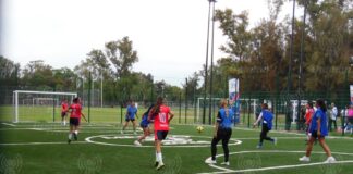 Inauguran en deportivas de Irapuato 3 canchas nuevas de fútbol con pasto sintético