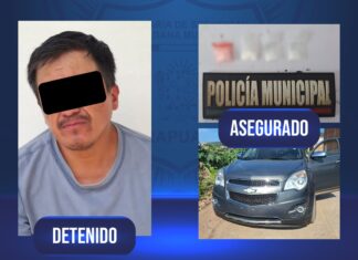 Capturan a sujeto con droga; estaría relacionado con robos a casas y comercios