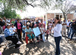 Entregan ampliación de la red de agua potable en Ejido Malvas