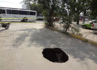 Mantiene JAPAMI trabajos preventivos ante aparición de socavones por lluvias