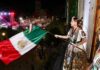 «¡Viva México!», corean irapuatenses en ceremonia de inicio de la Independencia