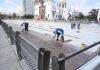 Inician trabajos para rehabilitar fuentes danzarinas y reparen techo del Mercado Hidalgo
